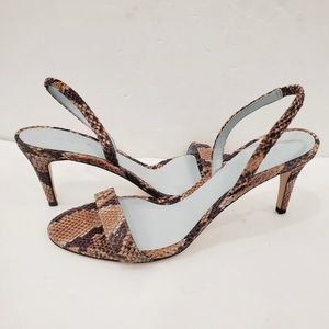 AERA Vegan sling back heeled sandal